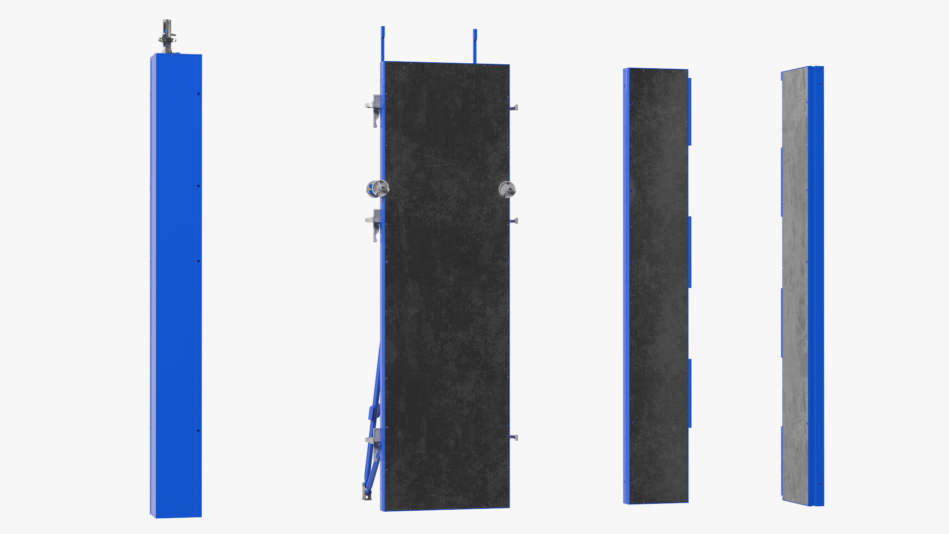 3D Construction Formwork Blue