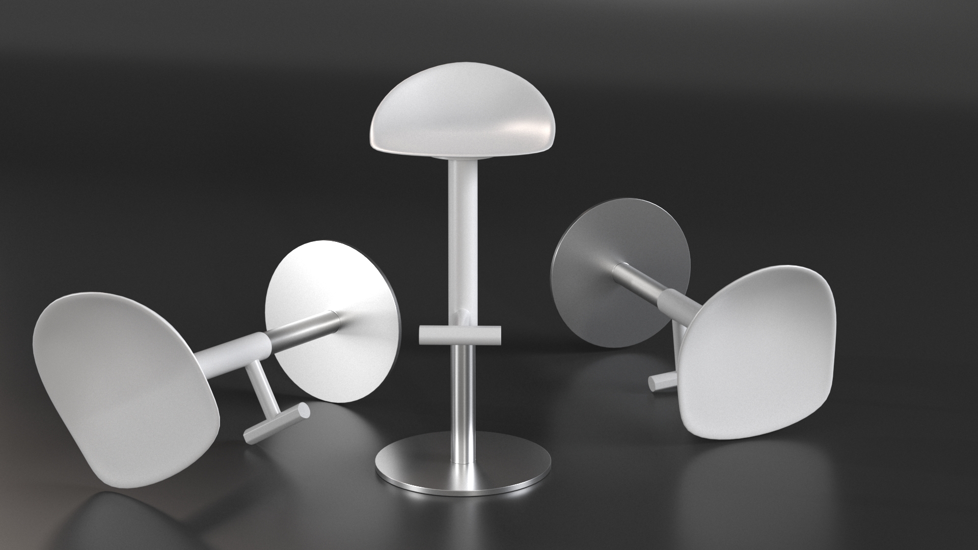 3D model Bar Seat