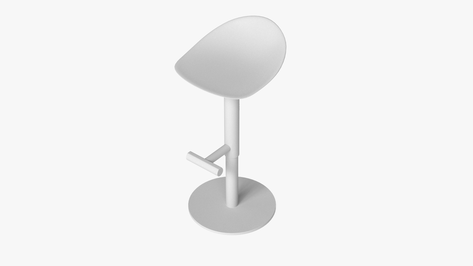 3D model Bar Seat