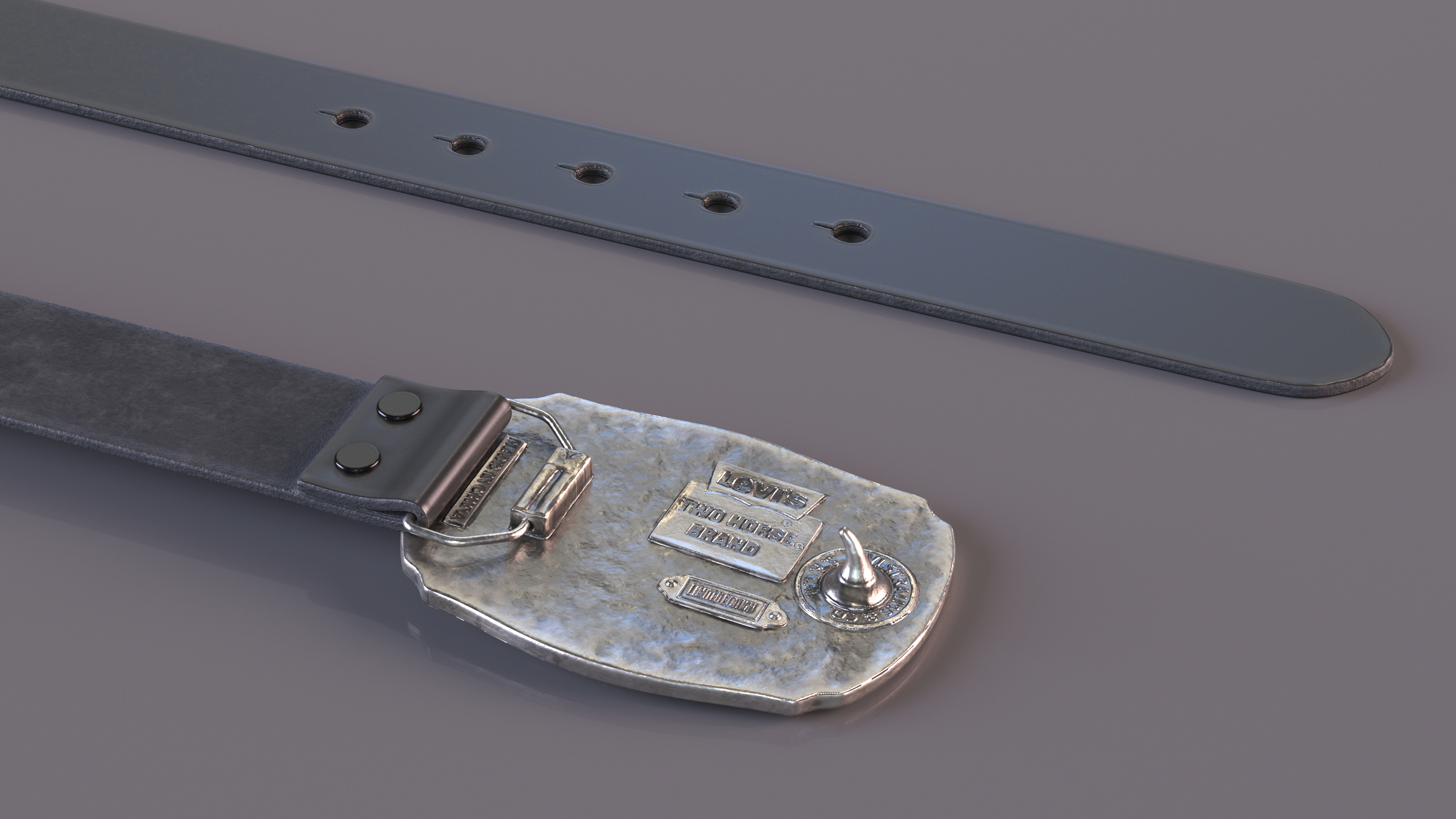 3D model Leather Belt Levi Strauss