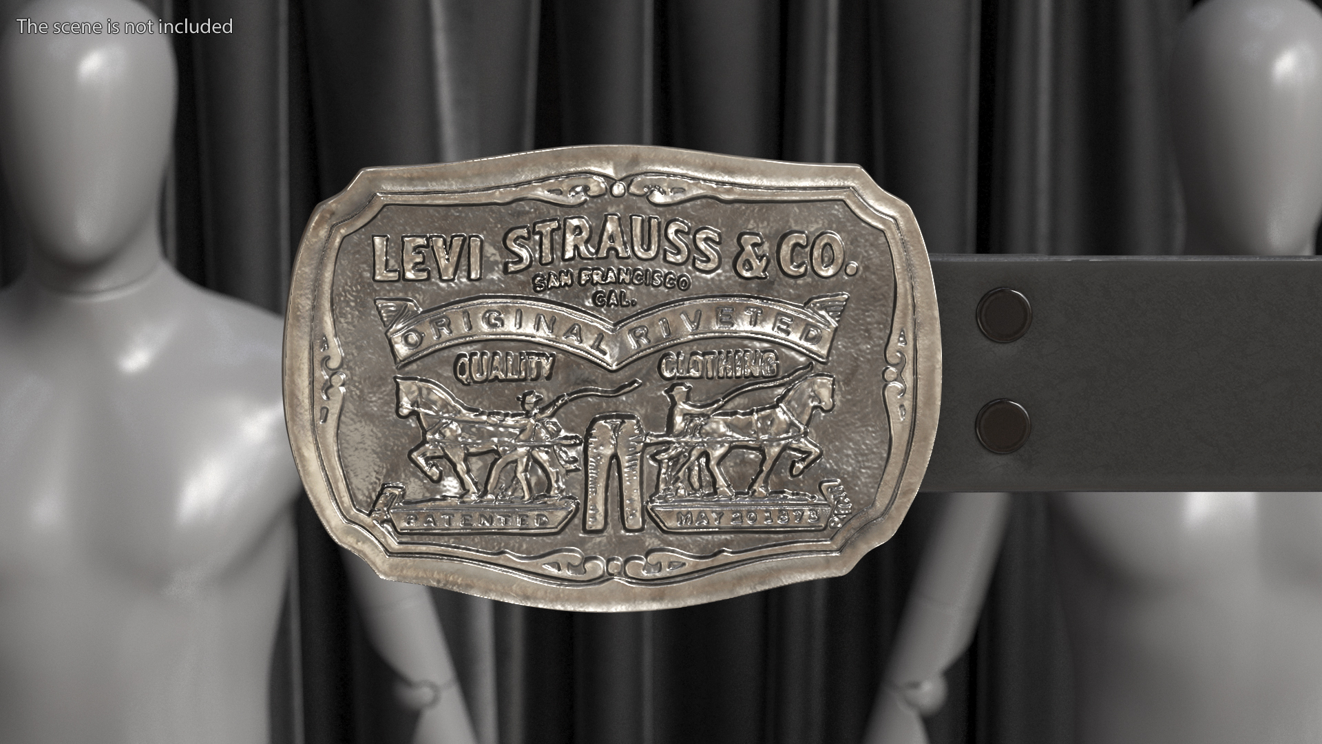 3D model Leather Belt Levi Strauss