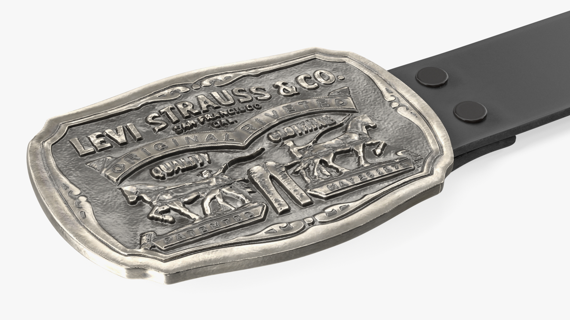 3D model Leather Belt Levi Strauss