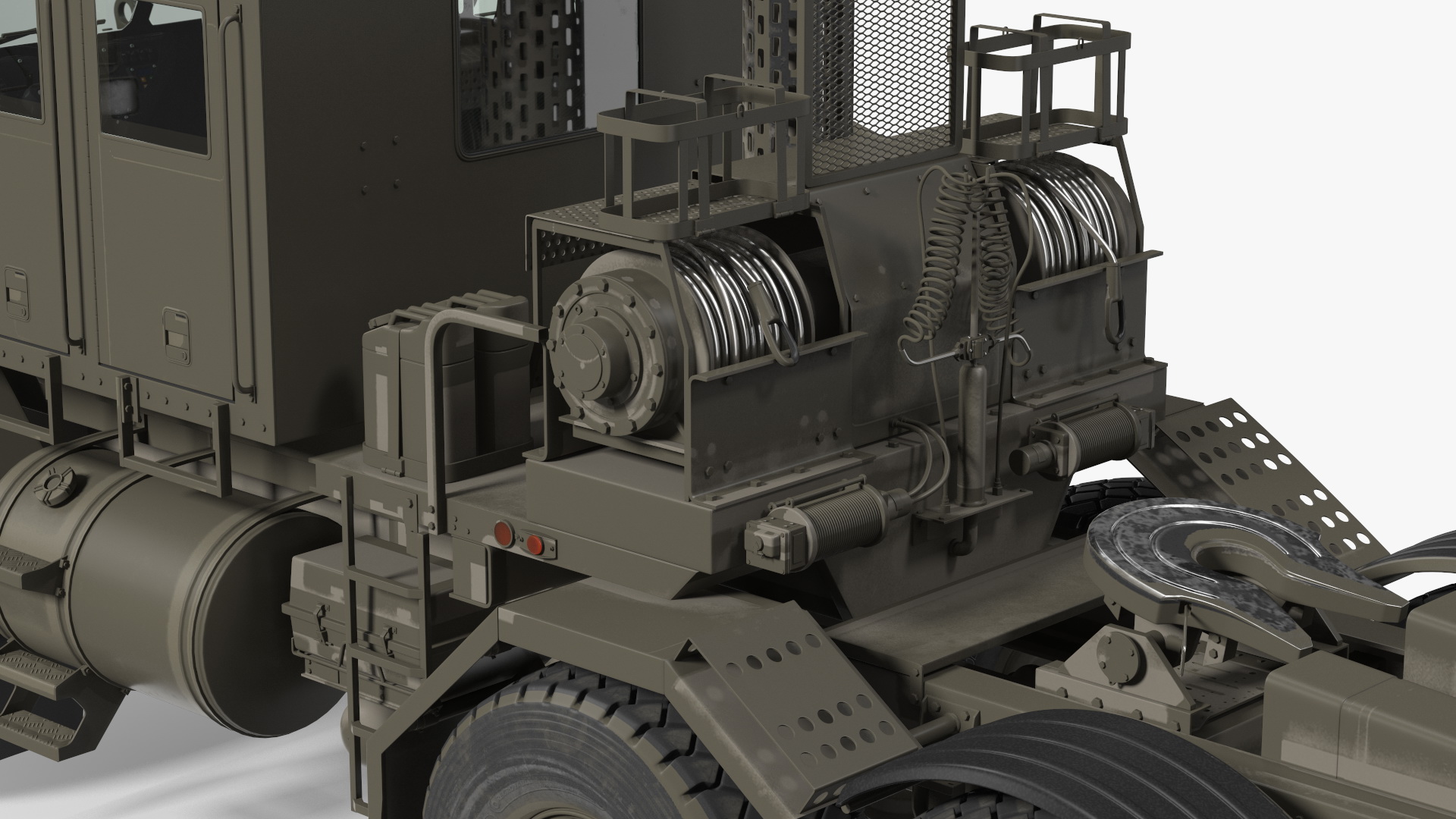 Truck Tractor for Military Purpose 3D model