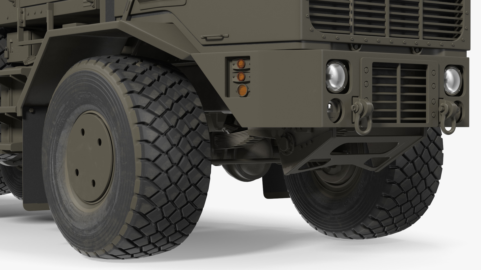 Truck Tractor for Military Purpose 3D model
