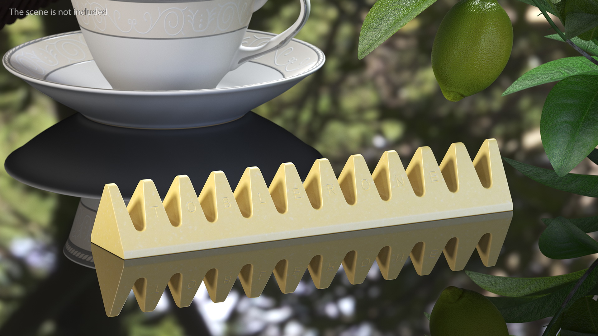 Toblerone White Chocolate Bar 3D model