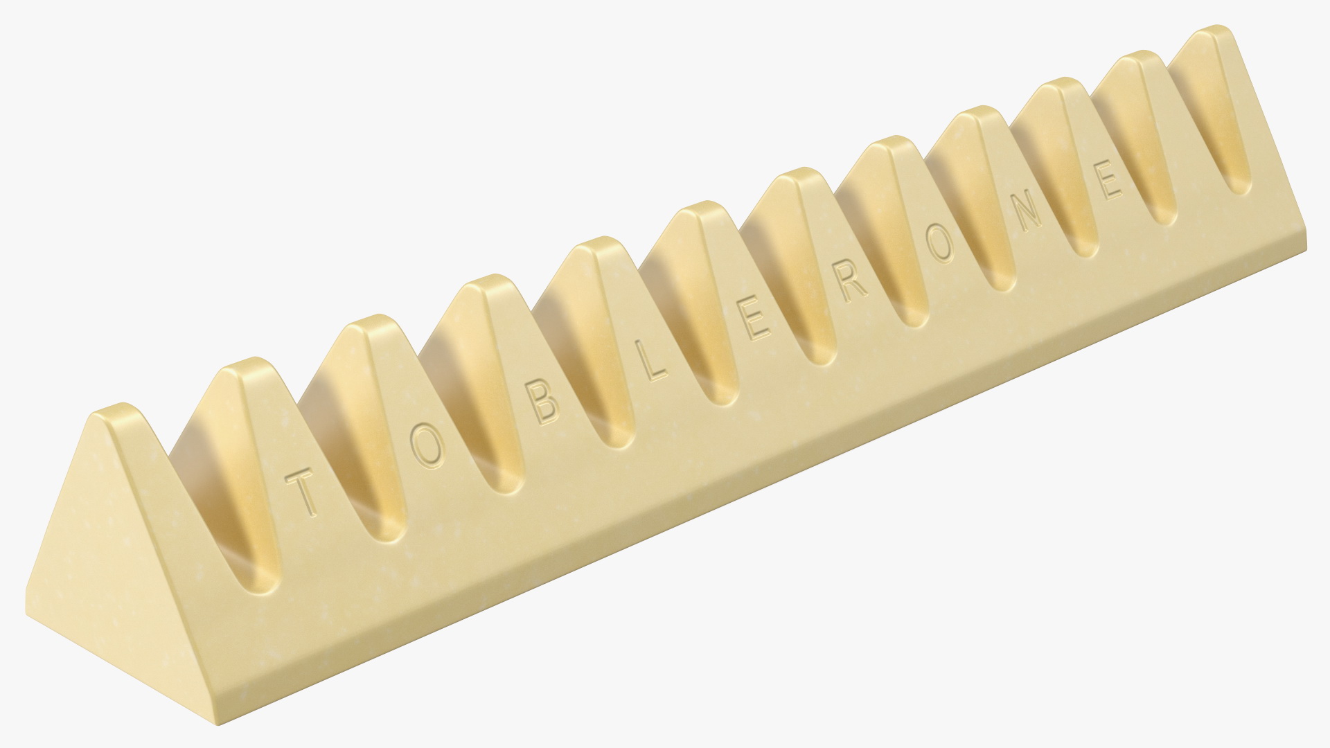Toblerone White Chocolate Bar 3D model
