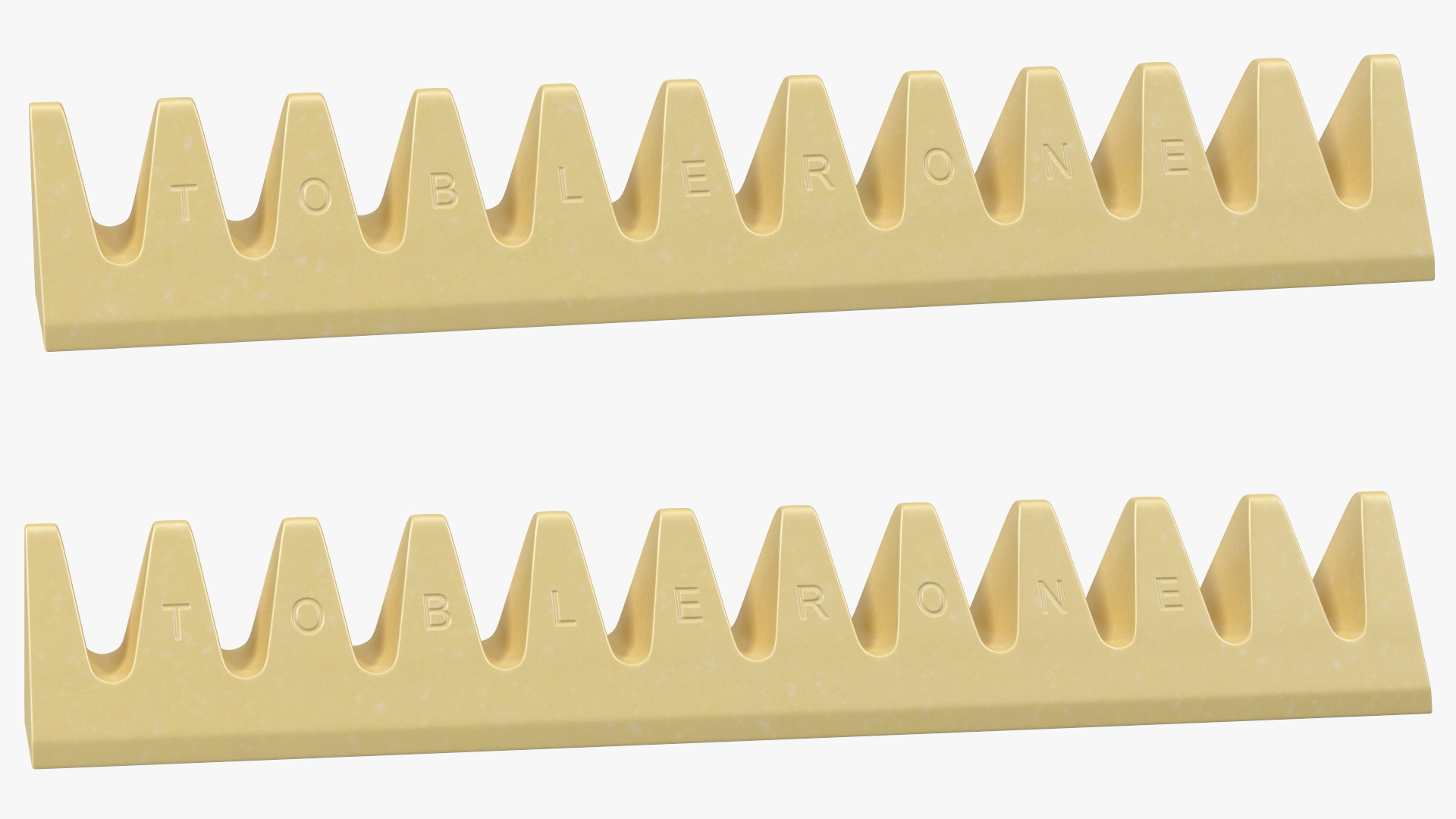 Toblerone White Chocolate Bar 3D model