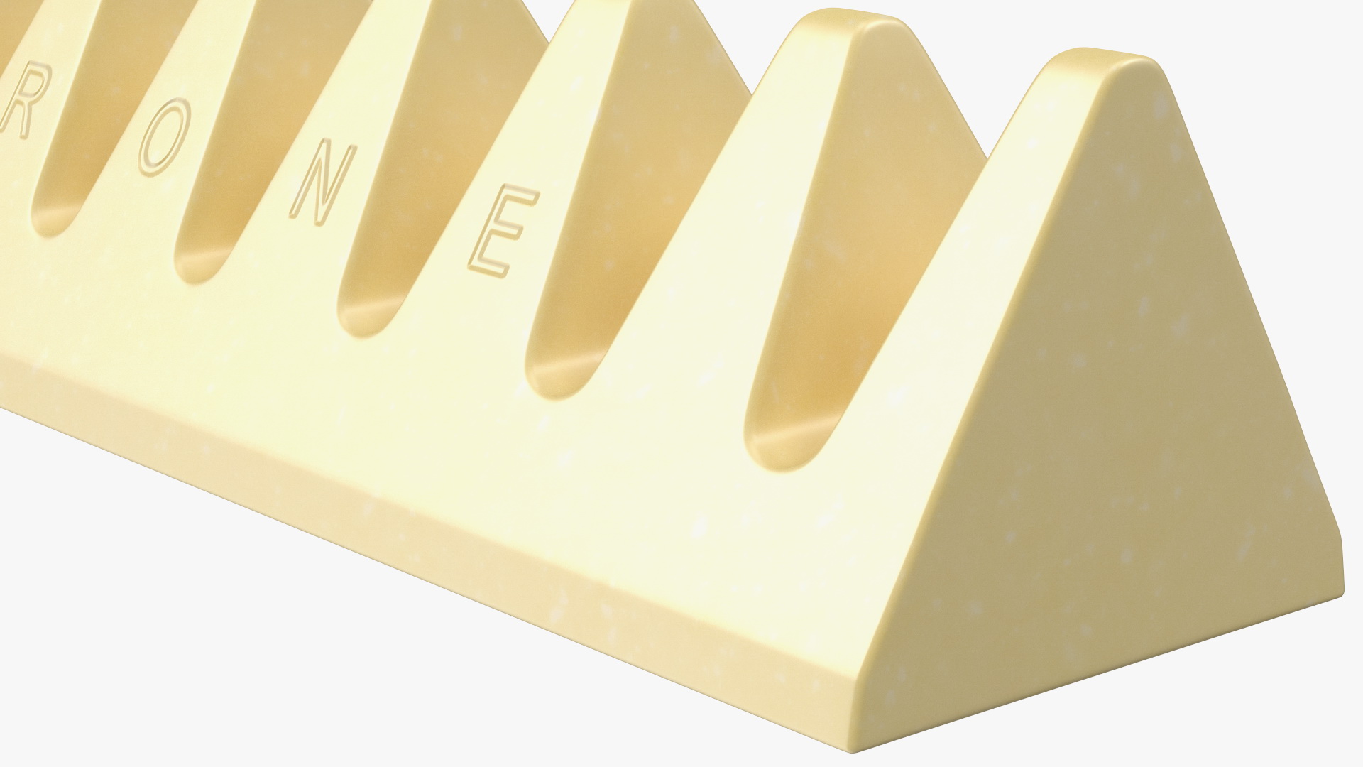 Toblerone White Chocolate Bar 3D model