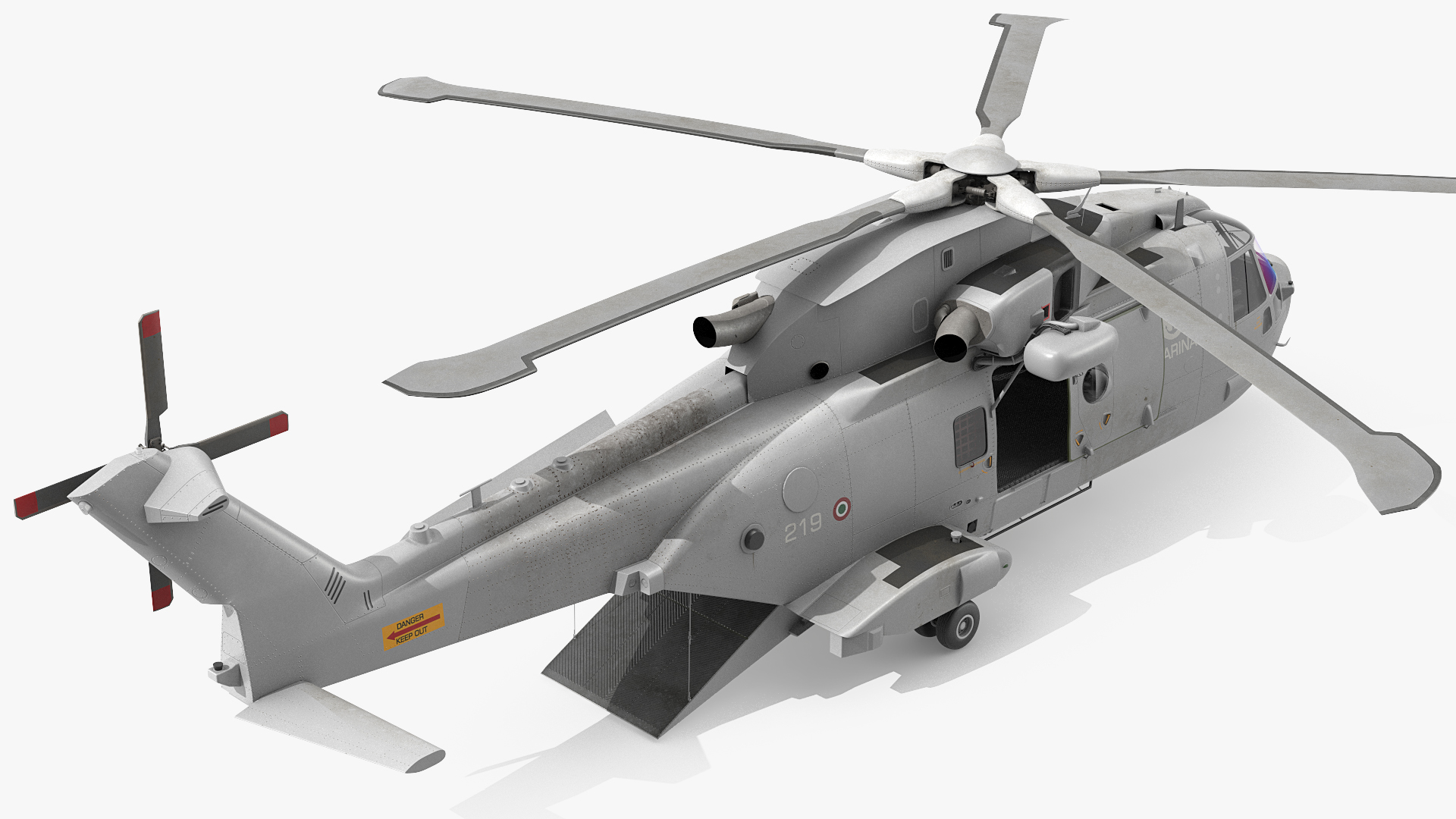AgustaWestland AW101 Helicopter Italian Navy 3D model