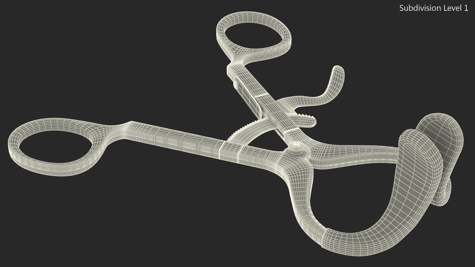 Dental Mouth Retractor 3D