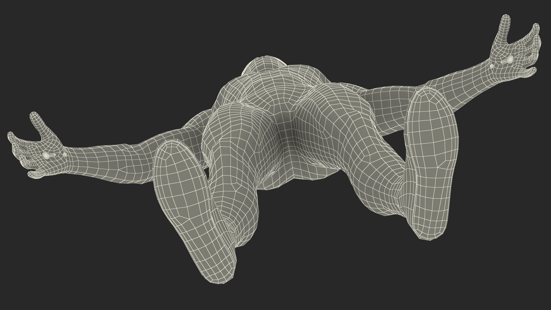 3D Spider Man Neutral Pose model