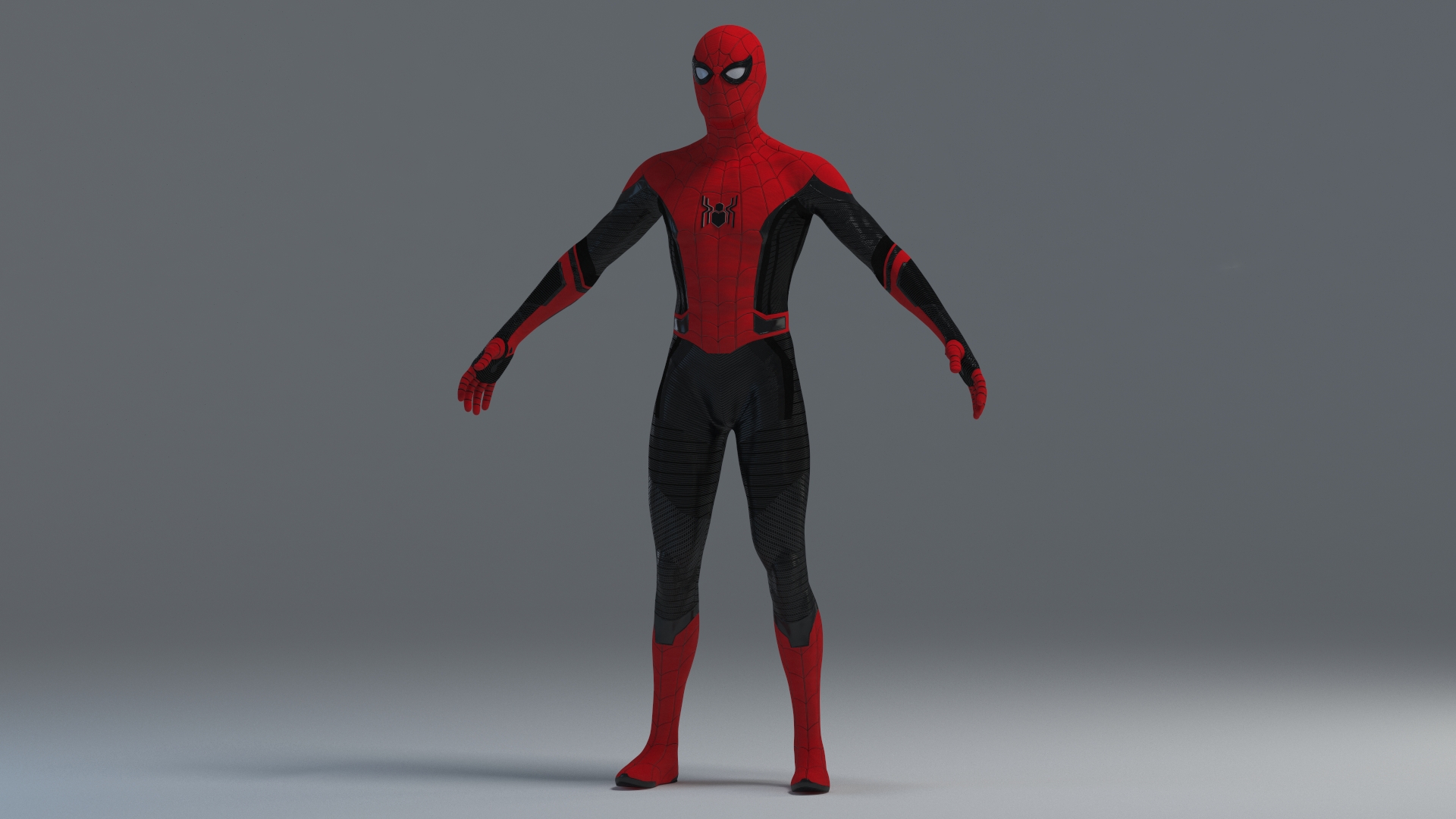 3D Spider Man Neutral Pose model