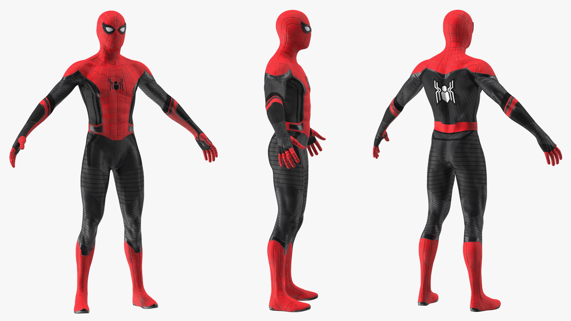 3D Spider Man Neutral Pose model