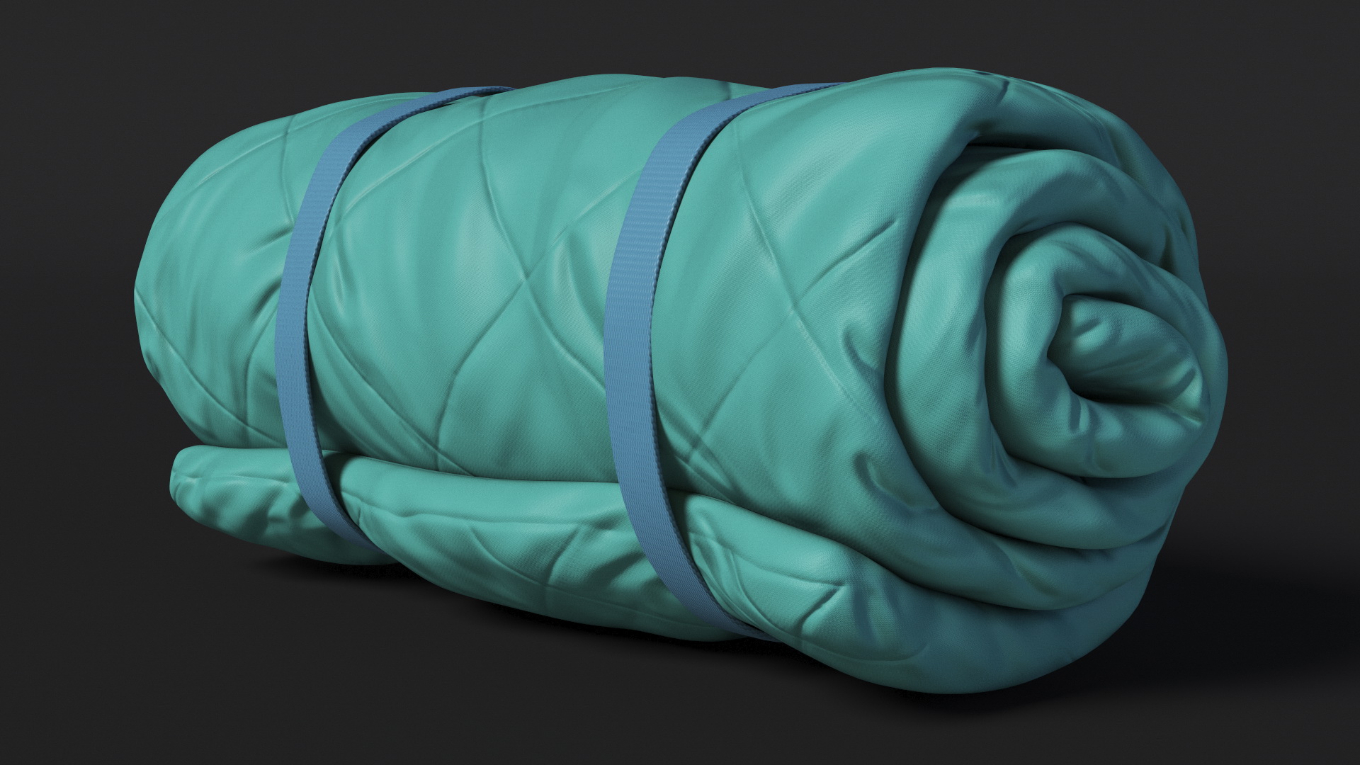 Rolled Up Sleeping Bag 3D
