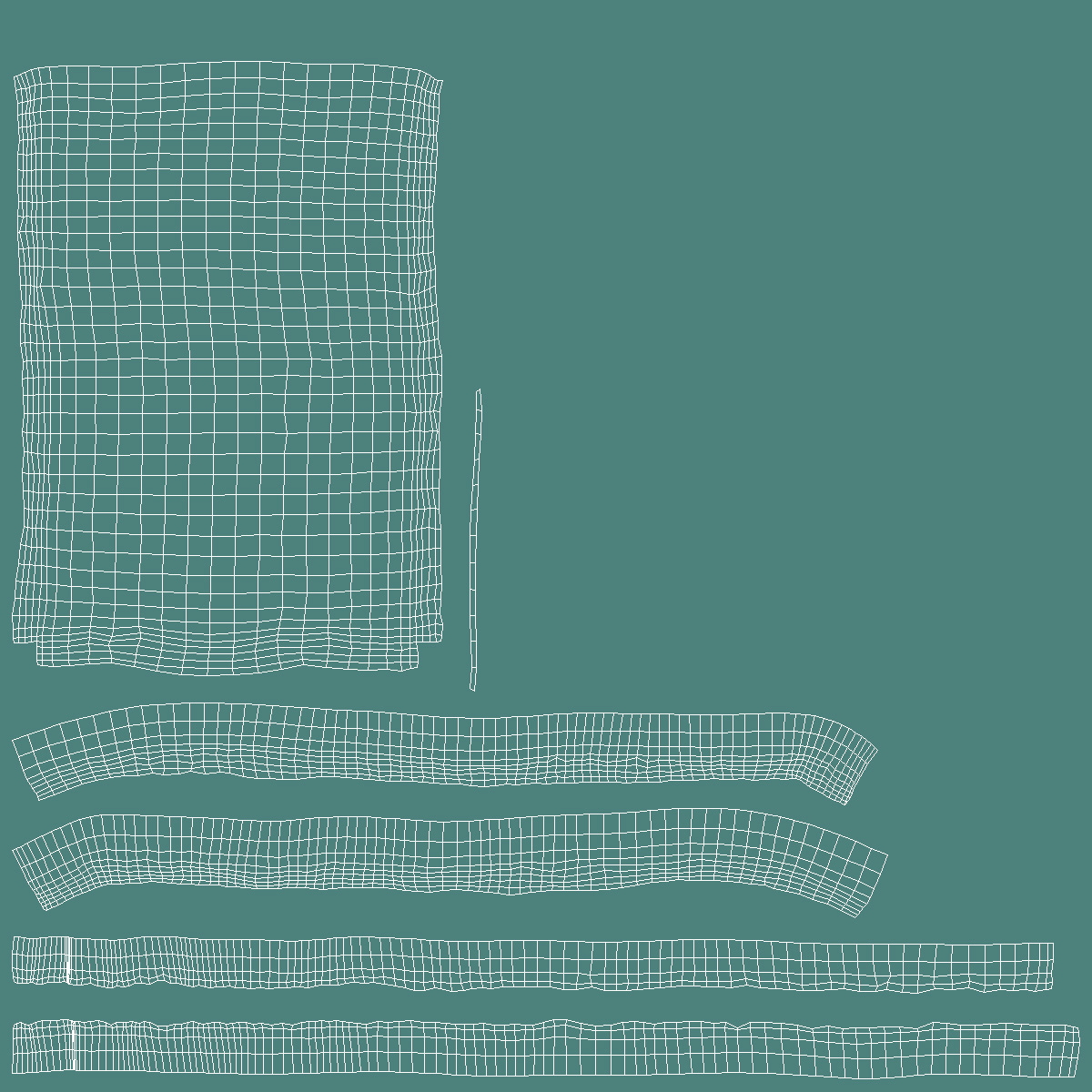 Rolled Up Sleeping Bag 3D