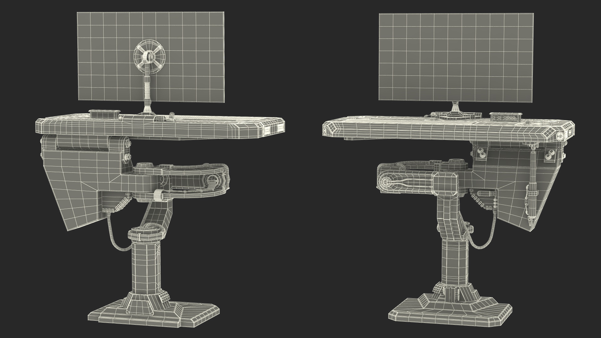 3D model Sci-fi Computer