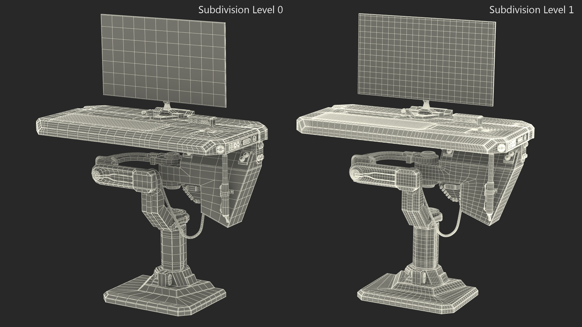 3D model Sci-fi Computer