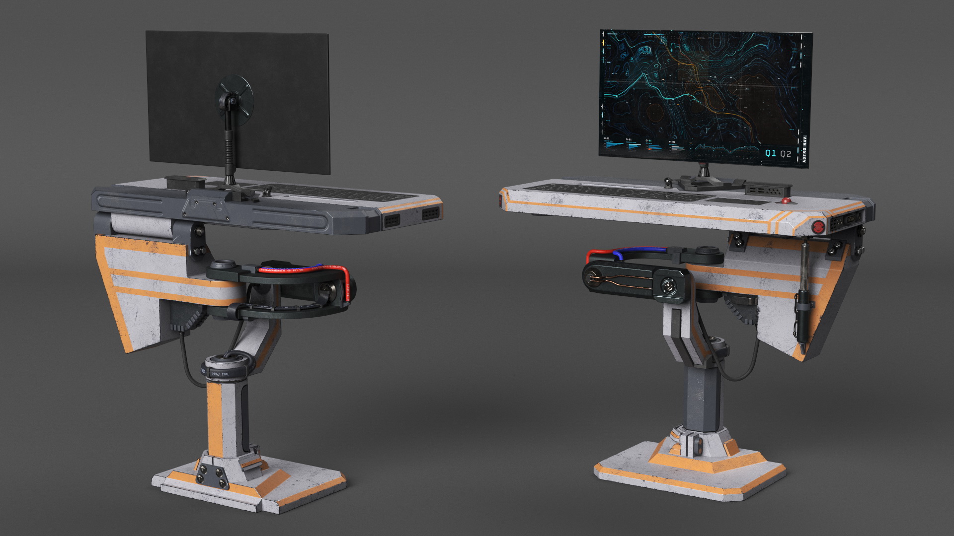 3D model Sci-fi Computer
