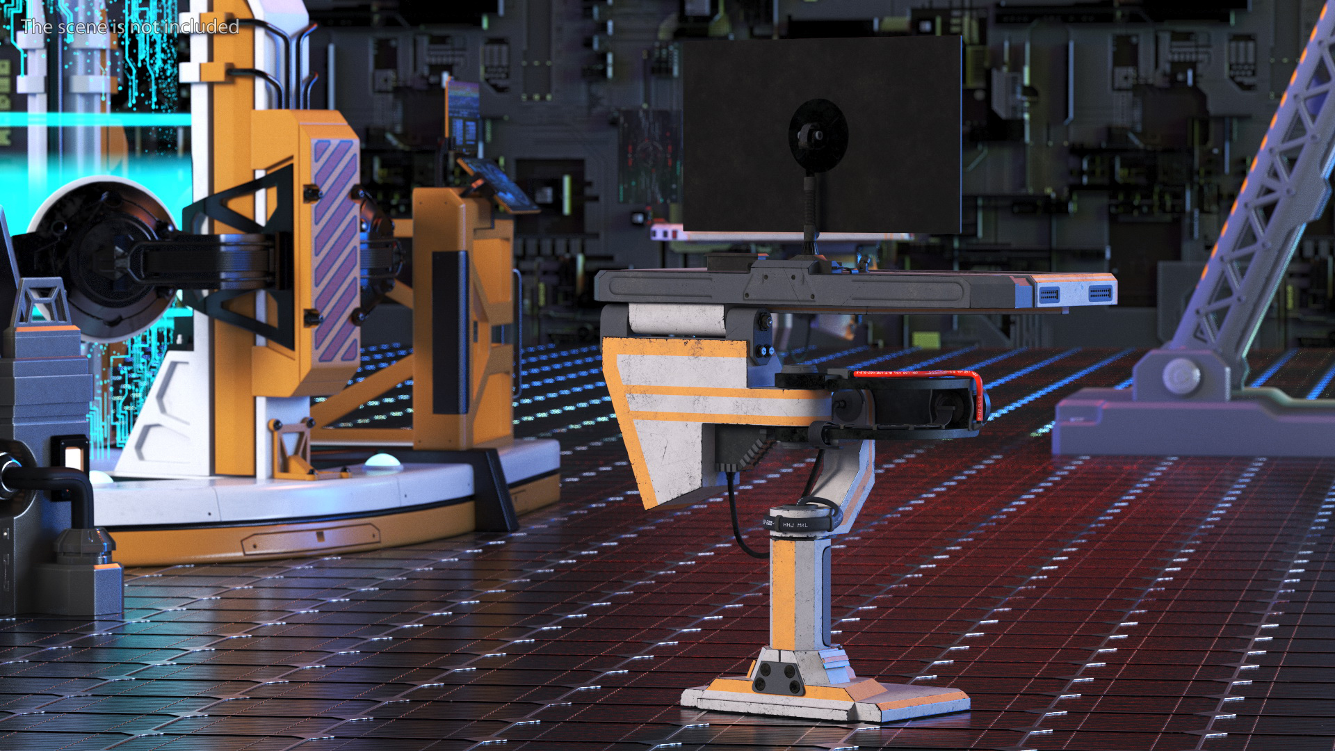 3D model Sci-fi Computer