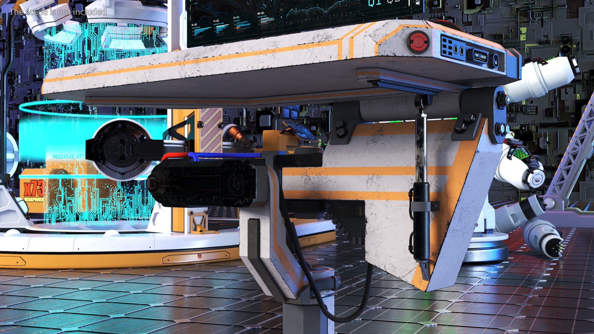 3D model Sci-fi Computer