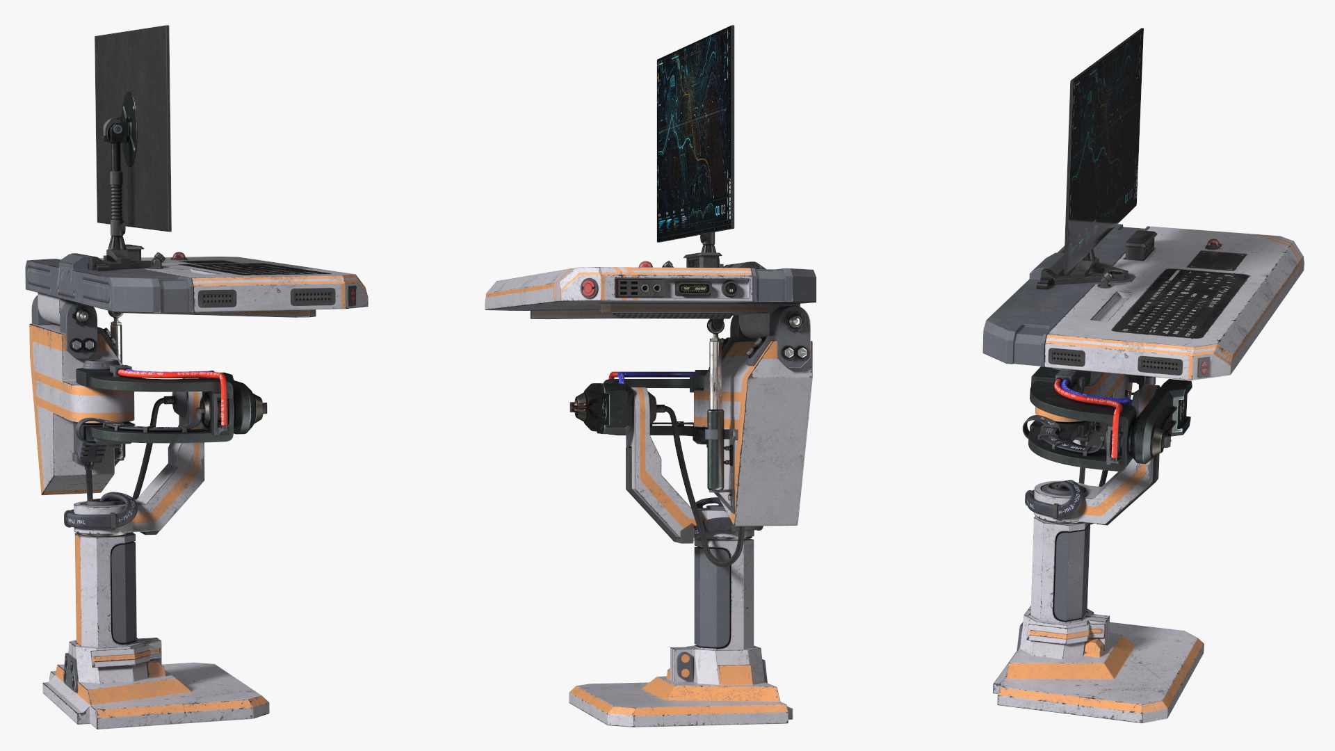 3D model Sci-fi Computer