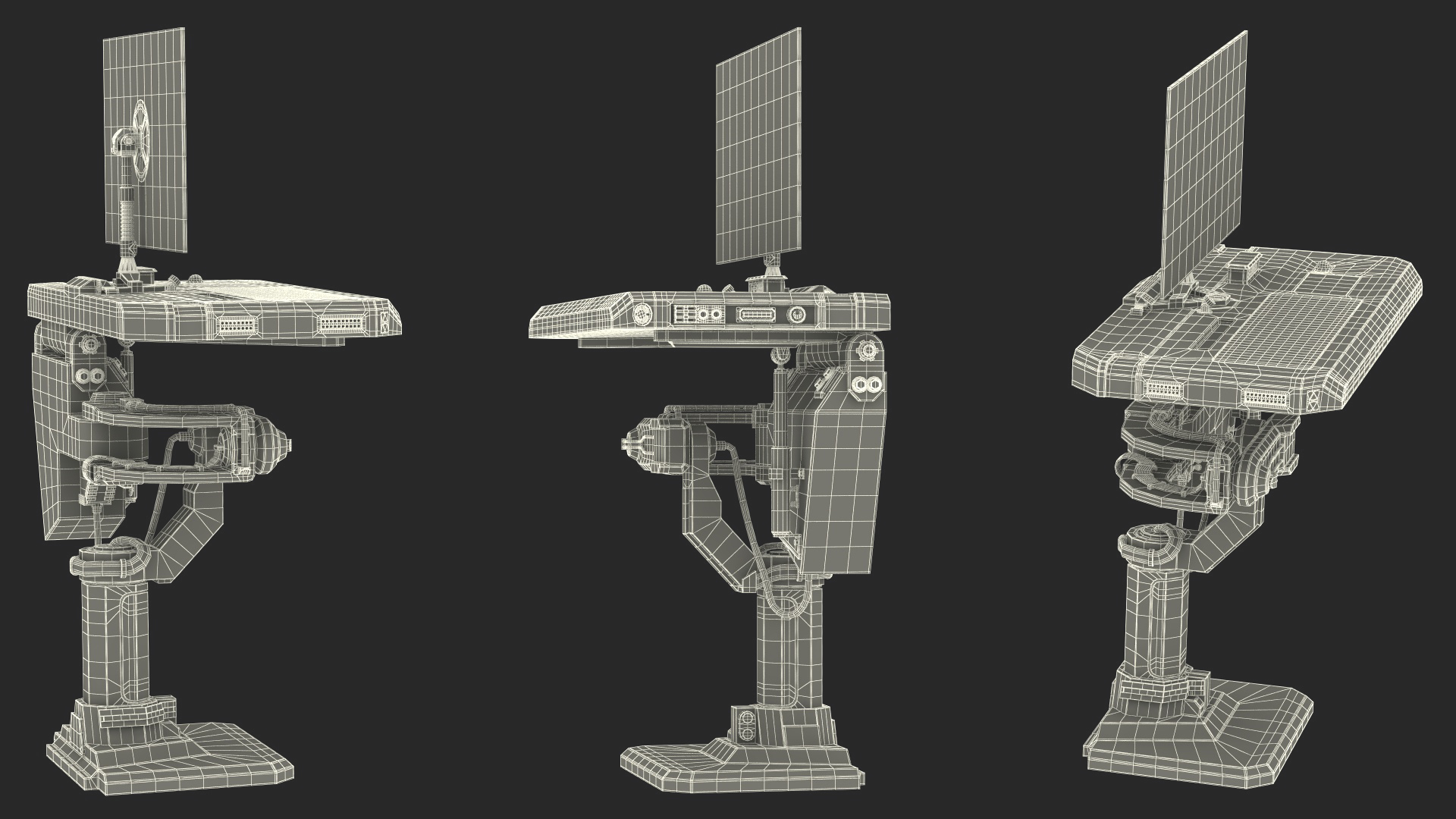 3D model Sci-fi Computer