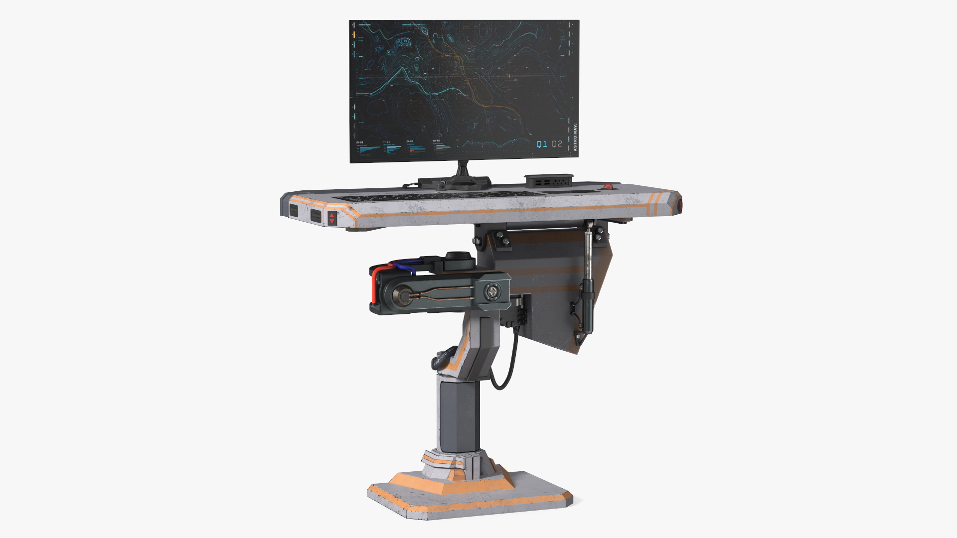 3D model Sci-fi Computer