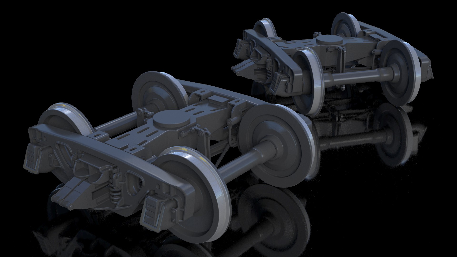 Railway Wheels 3D model