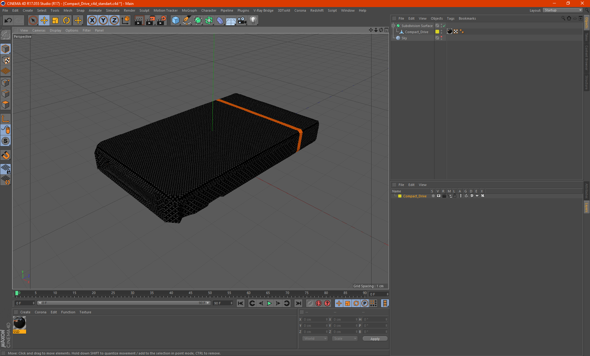 3D Compact Drive model