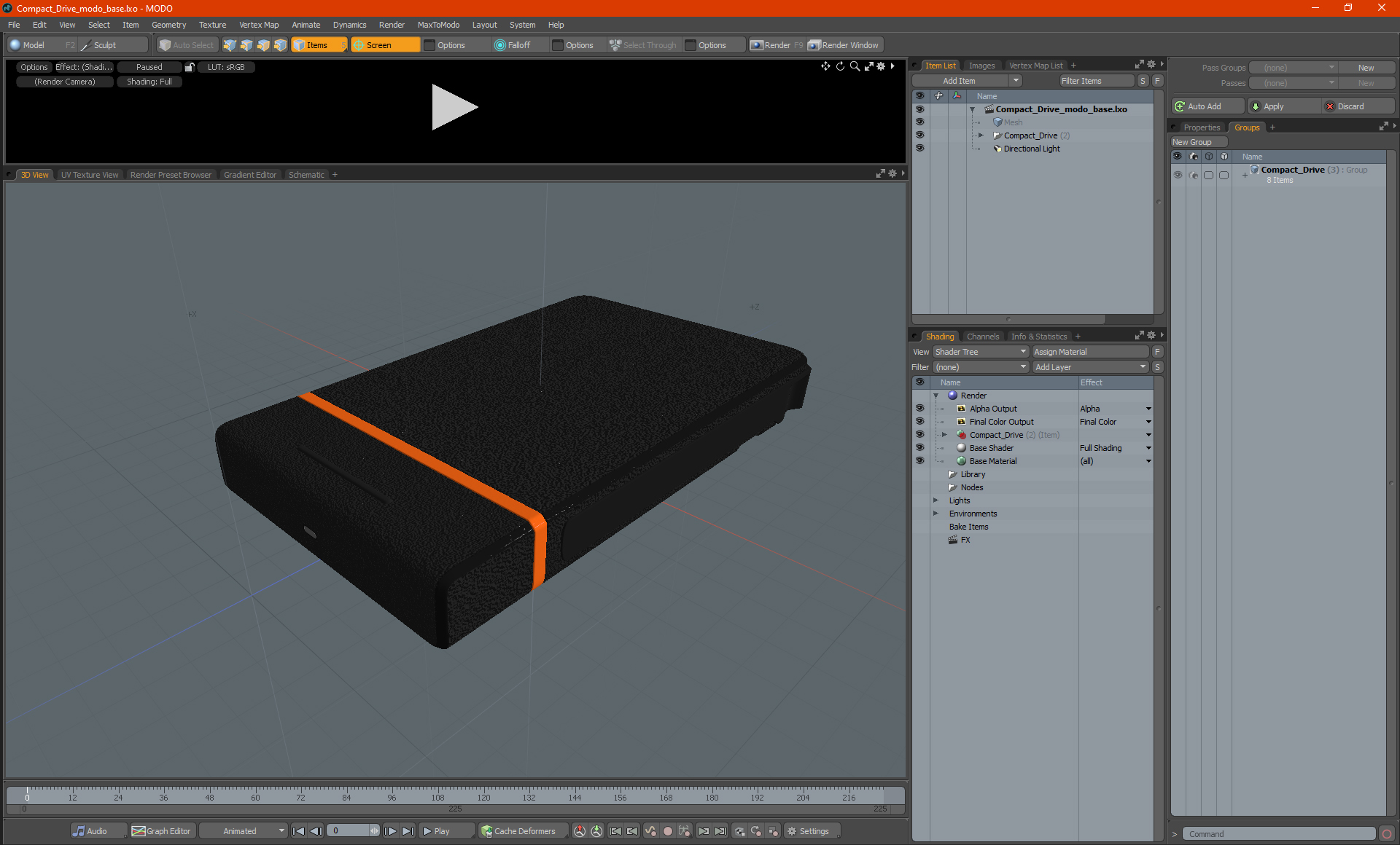 3D Compact Drive model