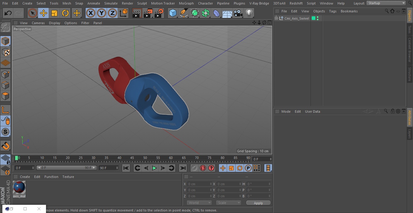 3D model Cmi Axis Swivel