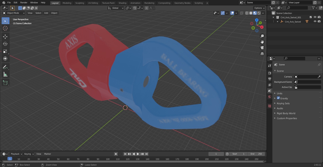 3D model Cmi Axis Swivel