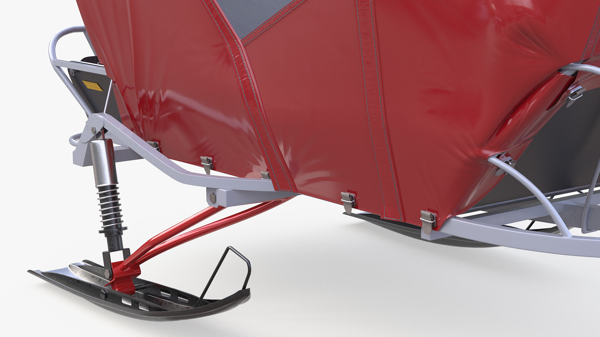 Snowmobile Carriage Trailer 3D