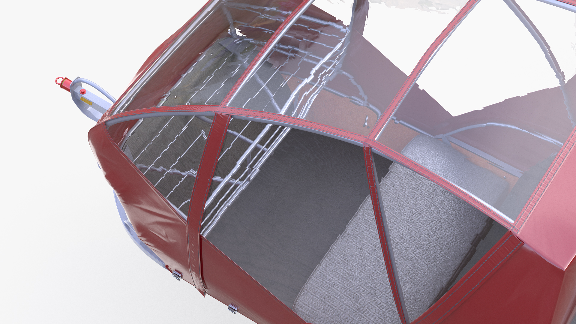 Snowmobile Carriage Trailer 3D