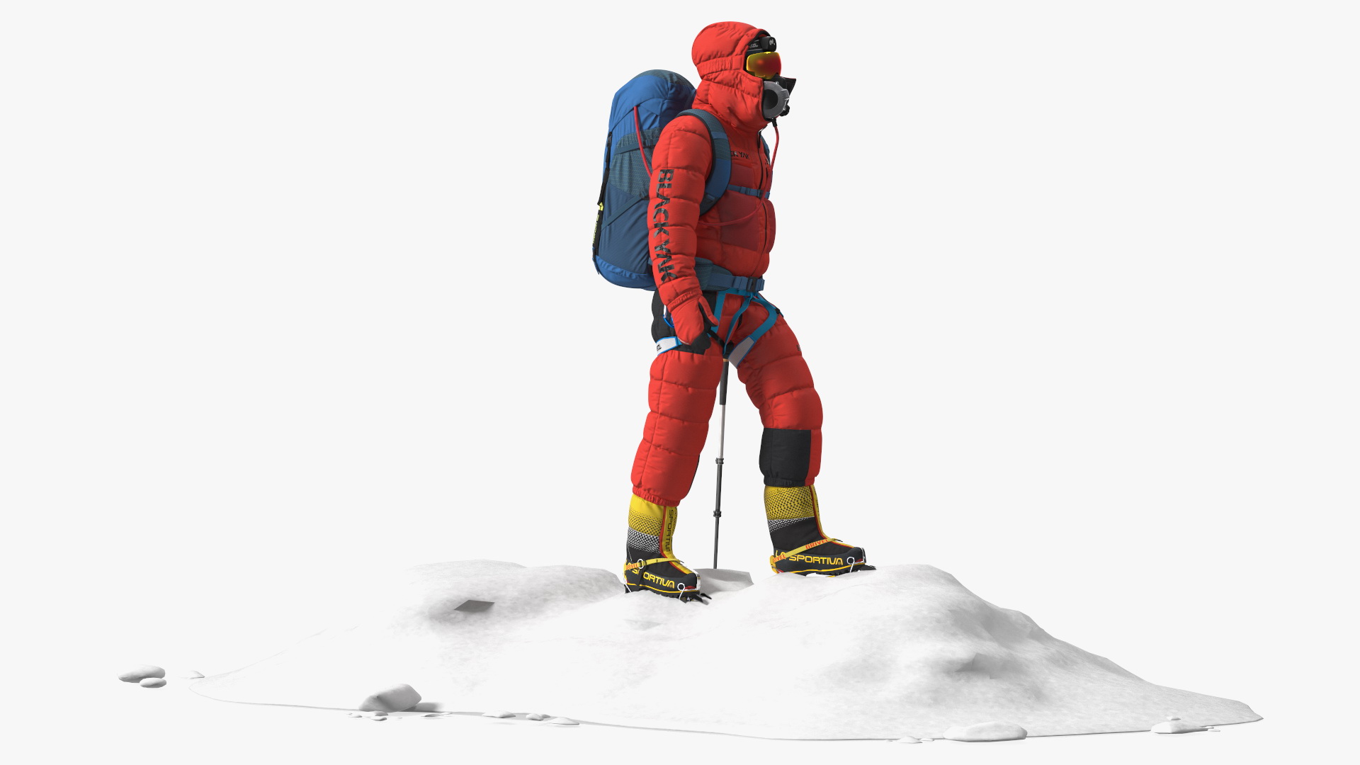 3D Climber Goes to Everest model