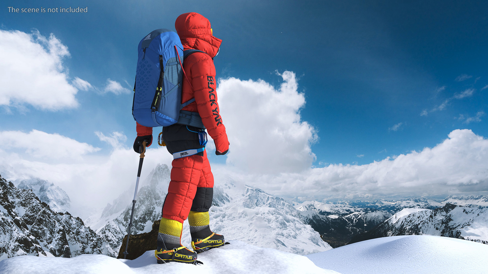 3D Climber Goes to Everest model