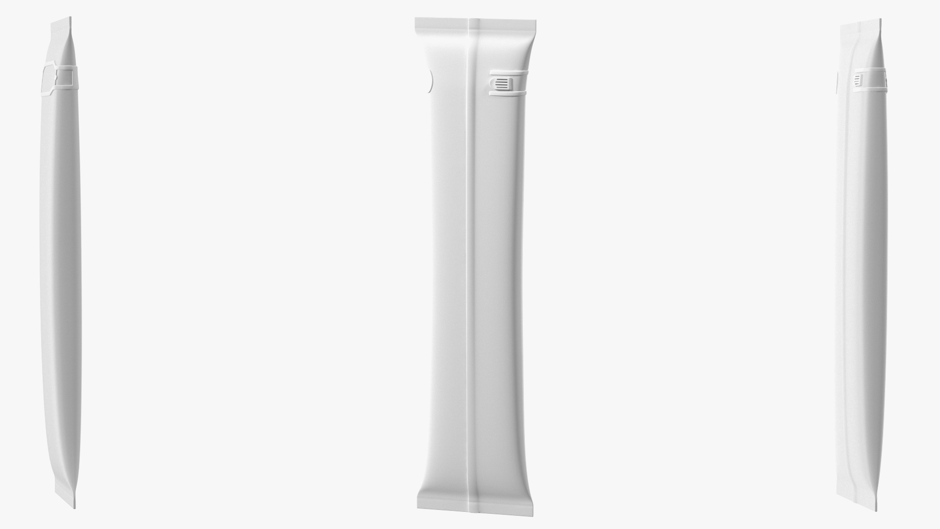 3D Pillow Shape Aseptic Package with Tear Off Tab