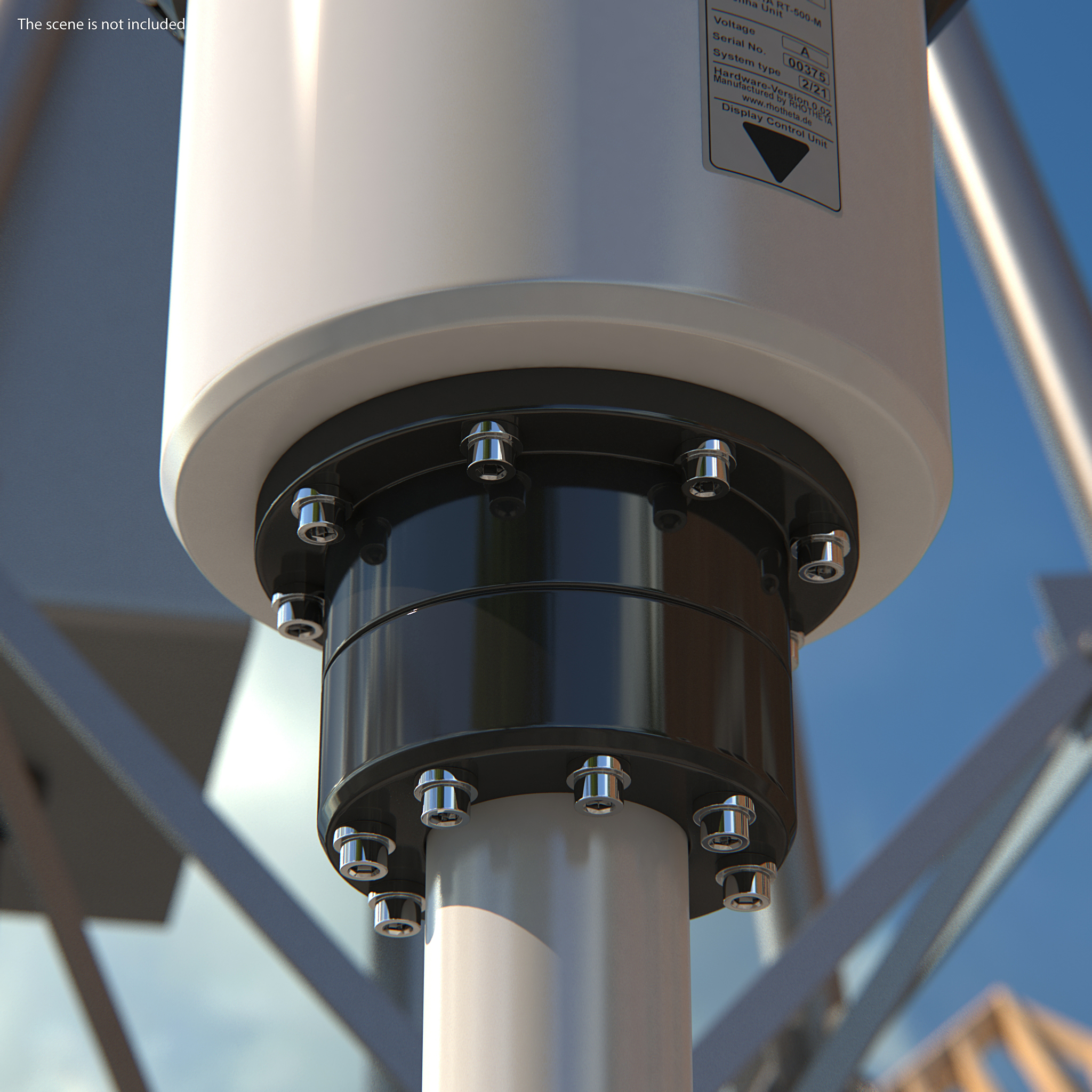 Rhotheta RT 500M SAR Direction Finder System with Antenna 3D