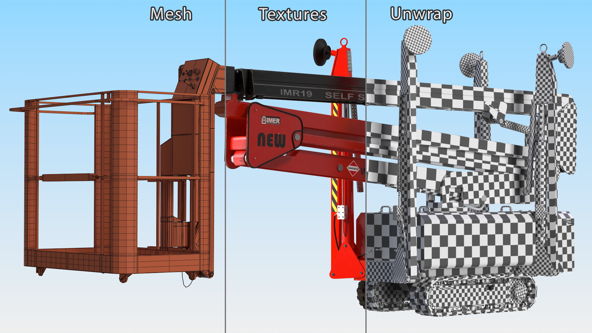 3D Self-Stabilizing Lift Imer IMR-19 model