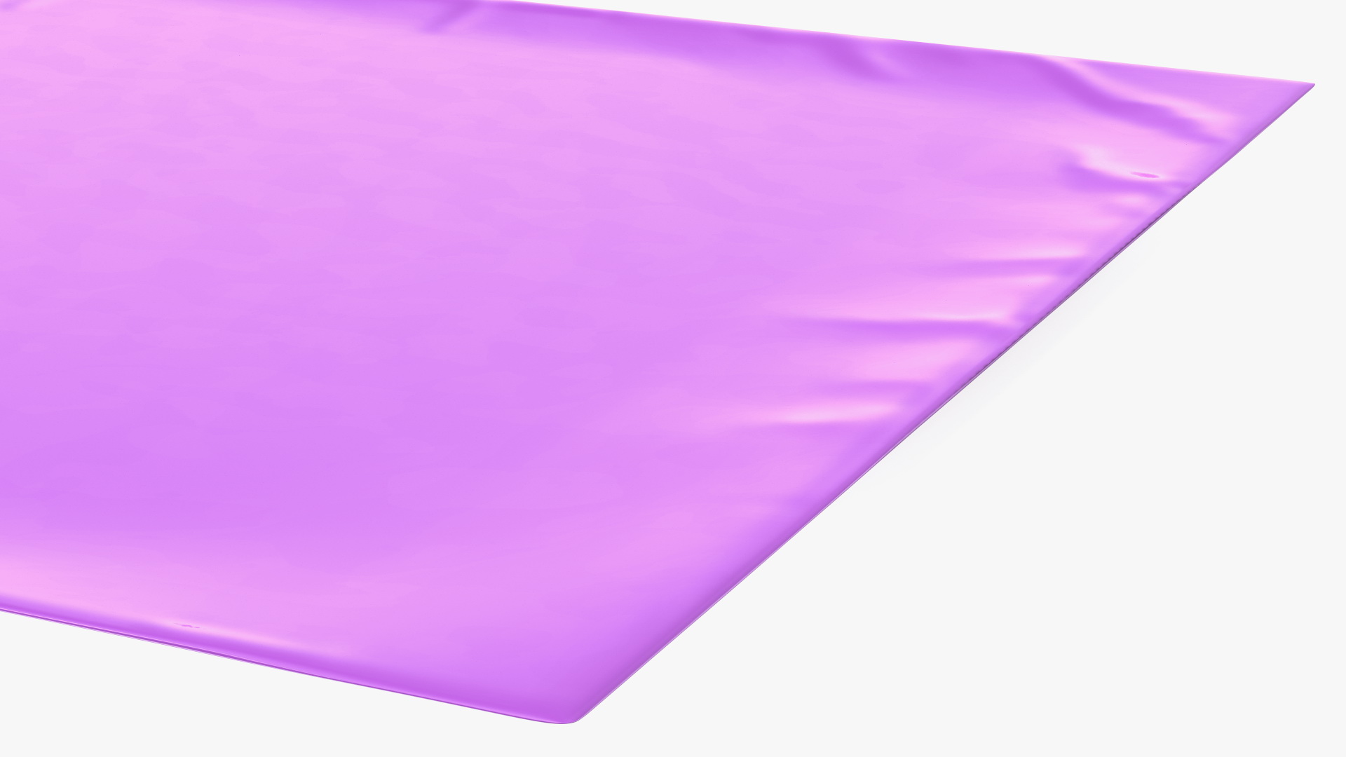 Poly Mailer Plastic Bag Pink Empty 3D model