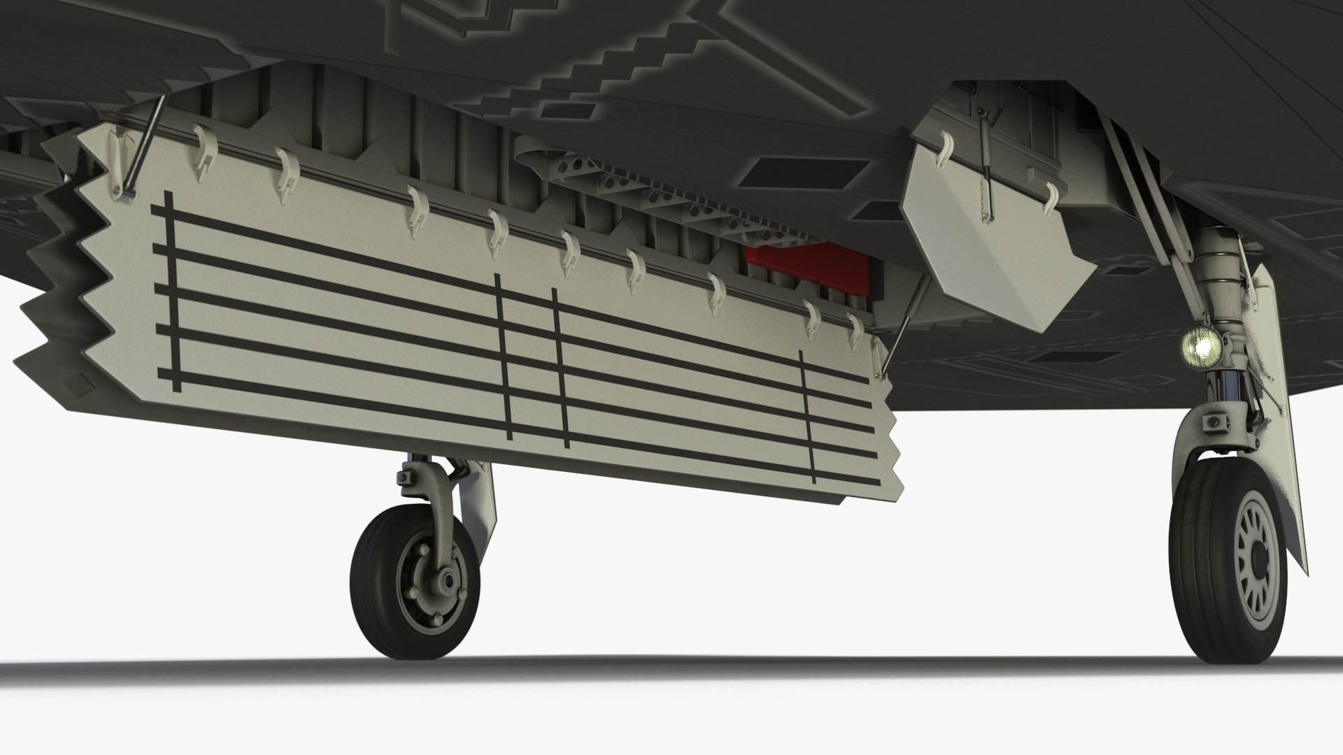 3D model Military Stealth Aircraft in Flight