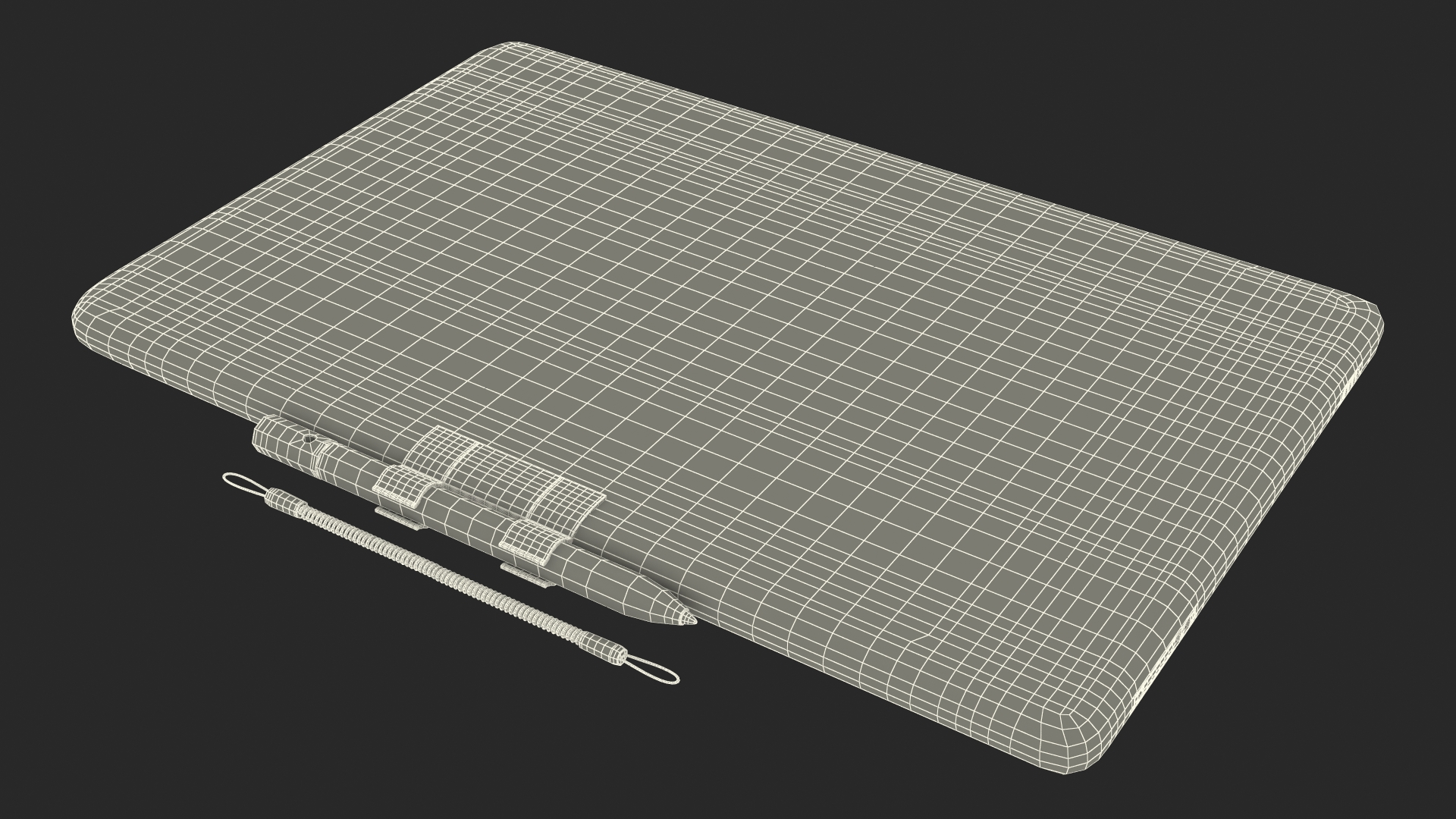 Colorful Screen Drawing Board Pink 3D model