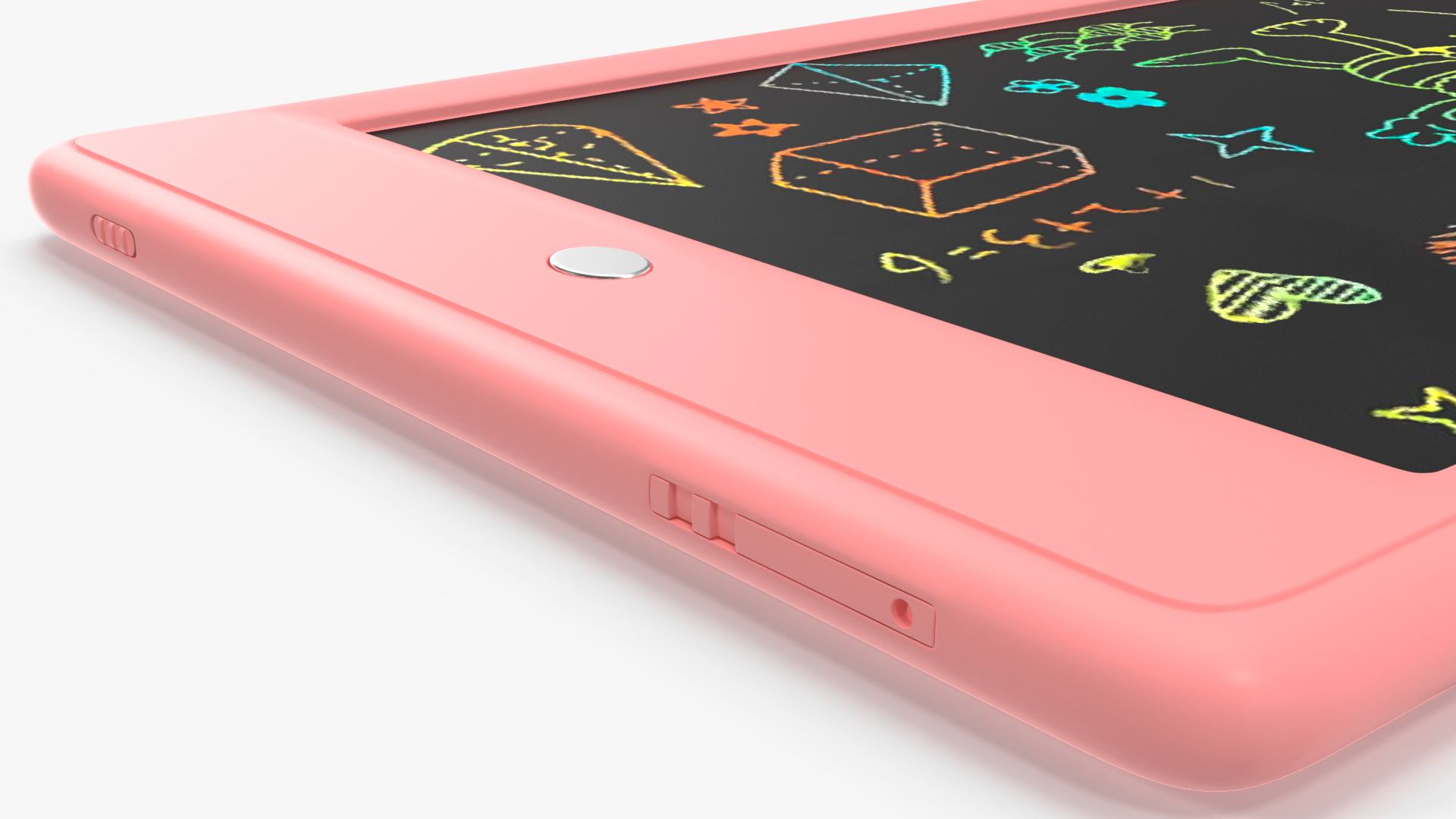Colorful Screen Drawing Board Pink 3D model