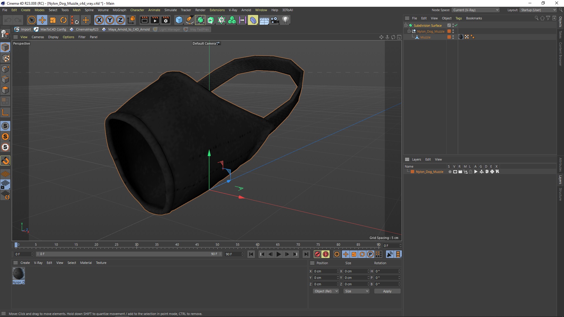 3D Nylon Dog Muzzle