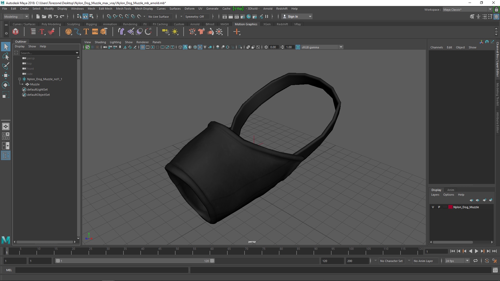 3D Nylon Dog Muzzle