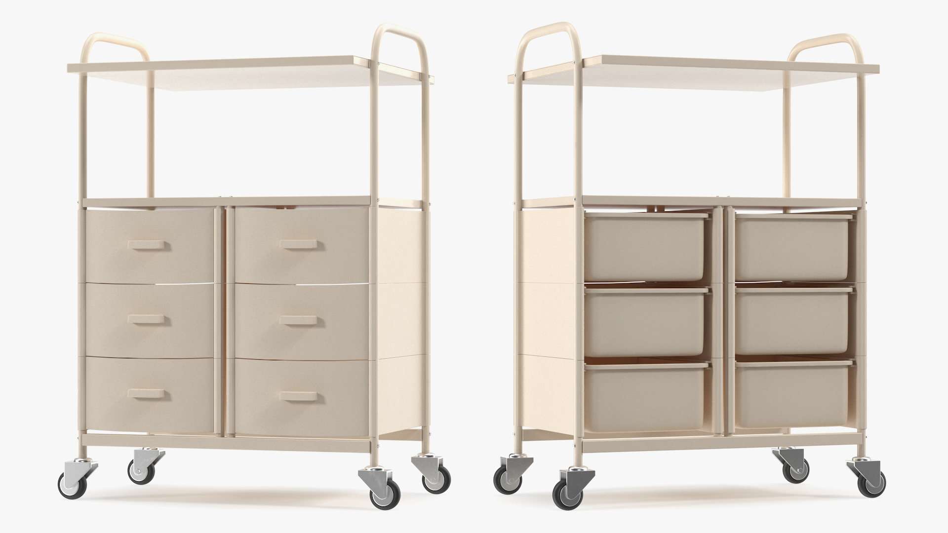 3D Medical Drawer Chest Beige