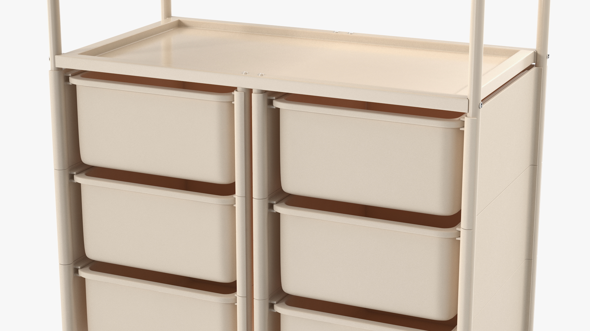 3D Medical Drawer Chest Beige