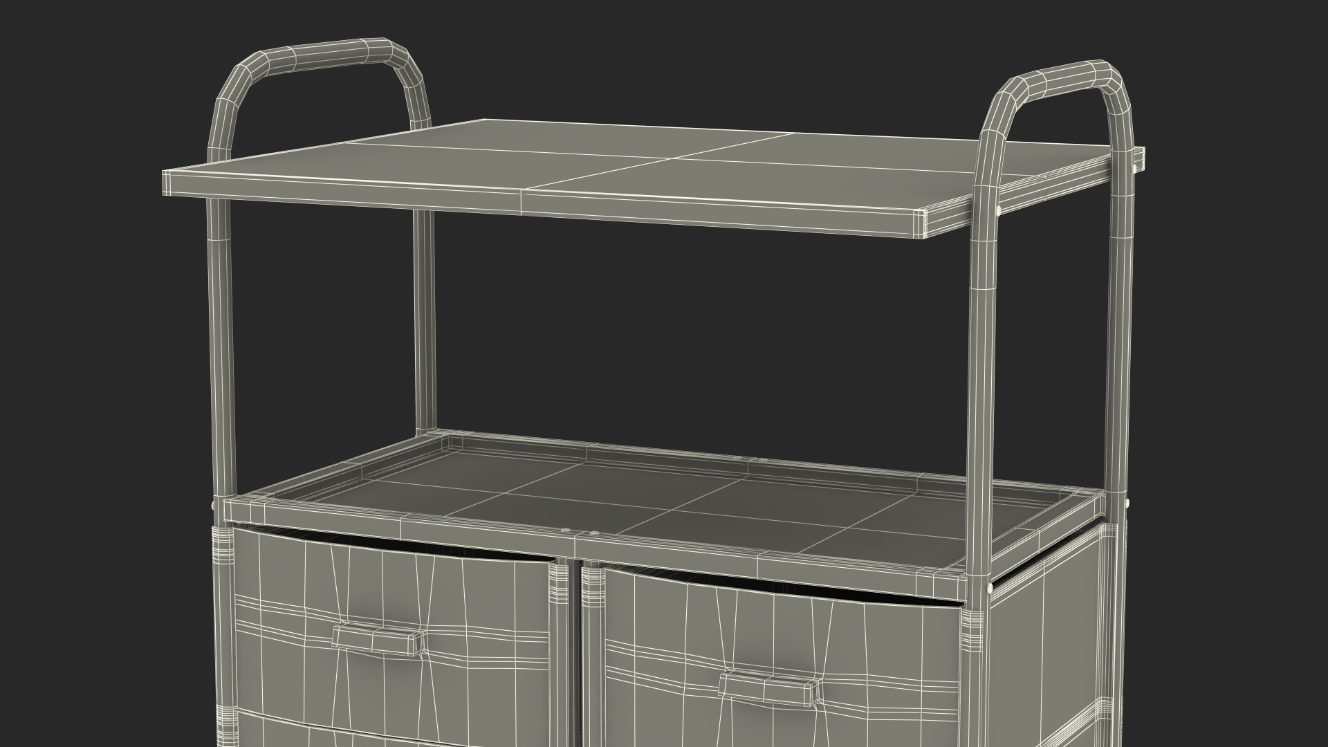 3D Medical Drawer Chest Beige