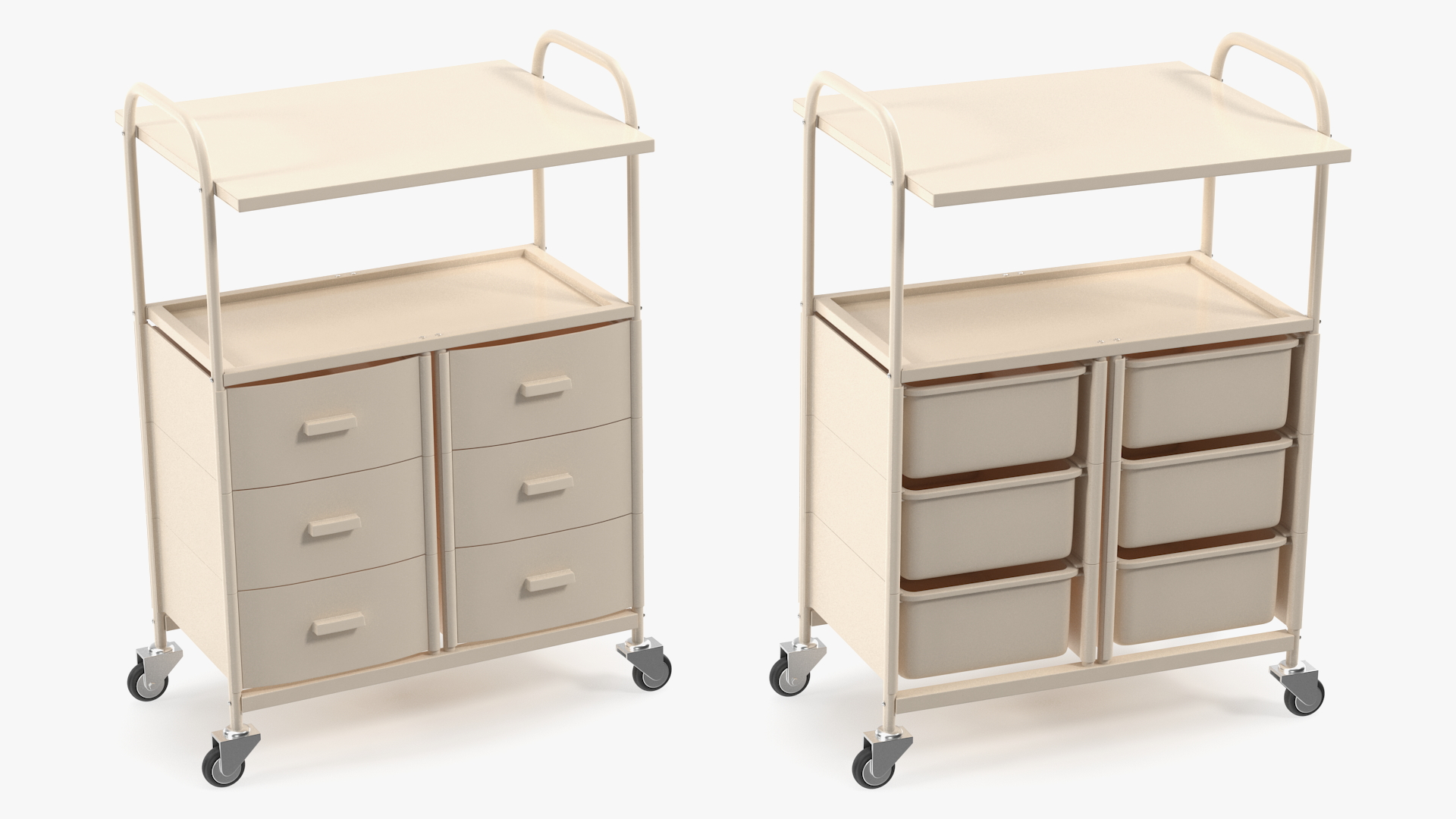 3D Medical Drawer Chest Beige