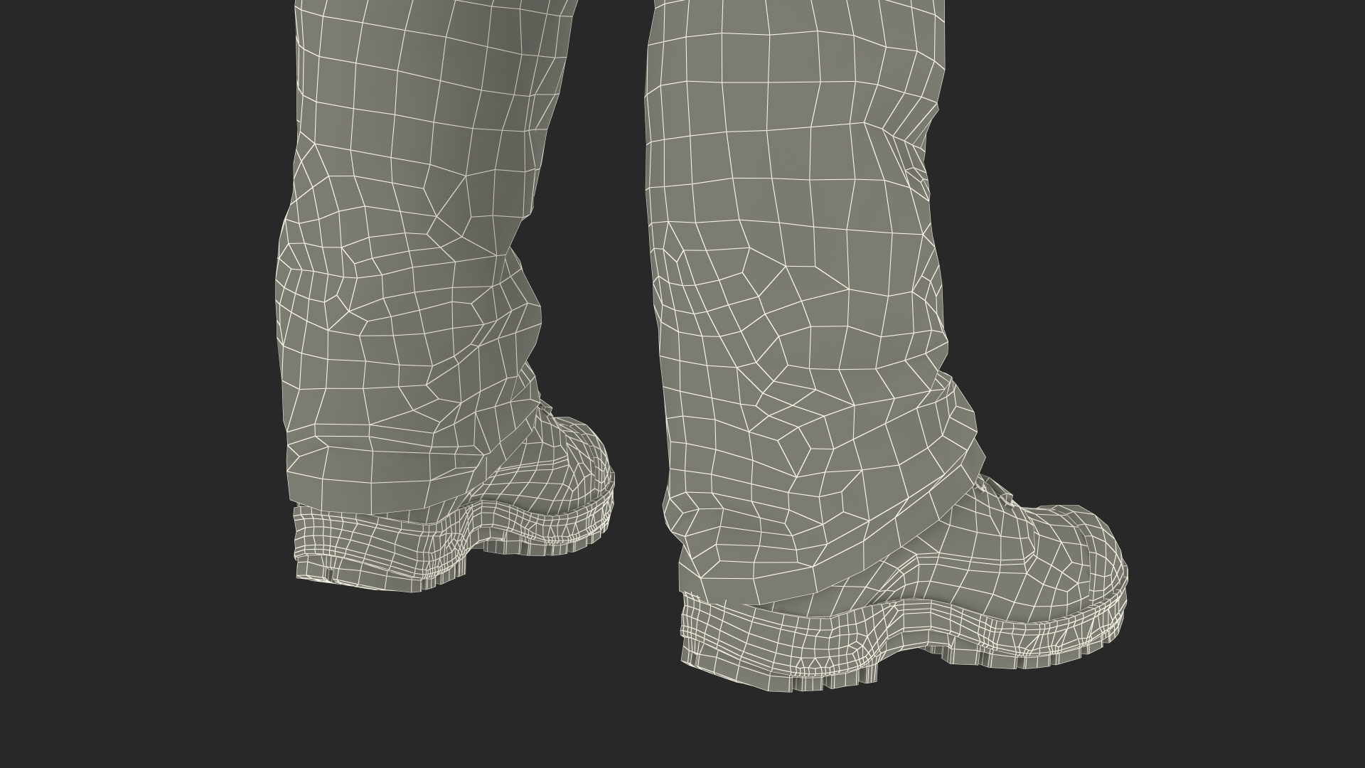 3D Oil Gas Worker Rigged